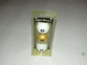Notre Dame Fighting Irish 3er Pack Golfbälle Fan Alumni Student Team Indiana Neu - Bild 1 von 2