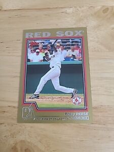 2004 Topps Traded  GOLD Pokey Reese #T1 #rd /2004 Red Sox