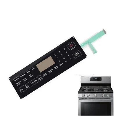 FORVILAPARTS Membrane Switch Touchpad DG34-00027B Fits for Samsung Range Oven NX58H5600SS
