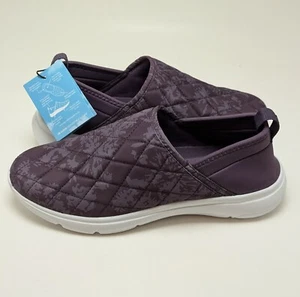 NWT Womens Vera Bradley VB Cloud Slip On Purple Floral Shoes 156007 Size 9 - Picture 1 of 7