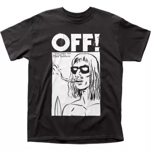 OFF! Boyfriend T Shirt Mens Licensed Rock N Roll Music Band Retro Tee New Black - Picture 1 of 2