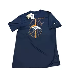 Nuevo con etiquetas Nueva Camiseta Mediana Denver Broncos Nike Dri-Fit Equipo de Fútbol Icono - Imagen 1 de 1