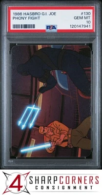 1986 HASBRO G.I. JOE #130 PHONY FIGHT DUKE-SNAKE EYES POP 1 PSA 10 - Image 1 of 3