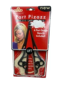 Pieza Pizazz ZigZag Kit de piezas Herramienta de peinado De colección Y2K Hairagami 6Prt Diseño Plantilla - Imagen 1 de 16