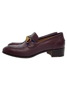 GUCCI Loafers 37 BRW Leather 660819 - Picture 1 of 5