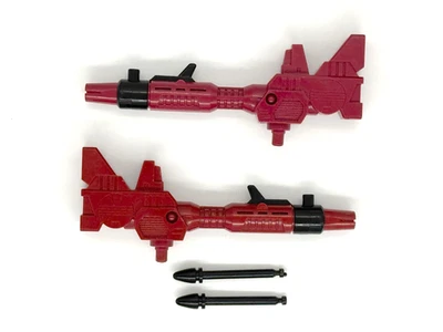 Vintage G1 Transformers METROPLEX - Red Cannons/Missiles - 1986 Hasbro - Image 1 of 2