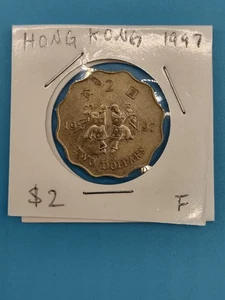 Hong Kong 1997 $2 Coin - Circulated - Picture 1 of 2