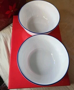 2er Set Vintage Corelle Winter Frost Weiß Servierschale Schüssel 6 Zoll - Bild 1 von 6