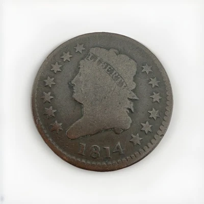 1814 Large Cent - Plain 4 - Image 1 of 2