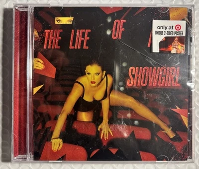 2025 Taylor Swift The Life of a Showgirl Target CD Poster - Crack In Front Case - Image 1 of 2