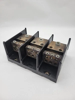 Ferraz Shawmut 69173 Wire Distribution Block 3P 600V CU9AL PDB - Image 1 of 4