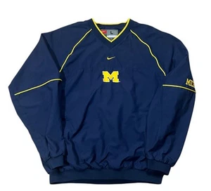 Vintage Nike Michigan Navy Pullover Large - Picture 1 of 5