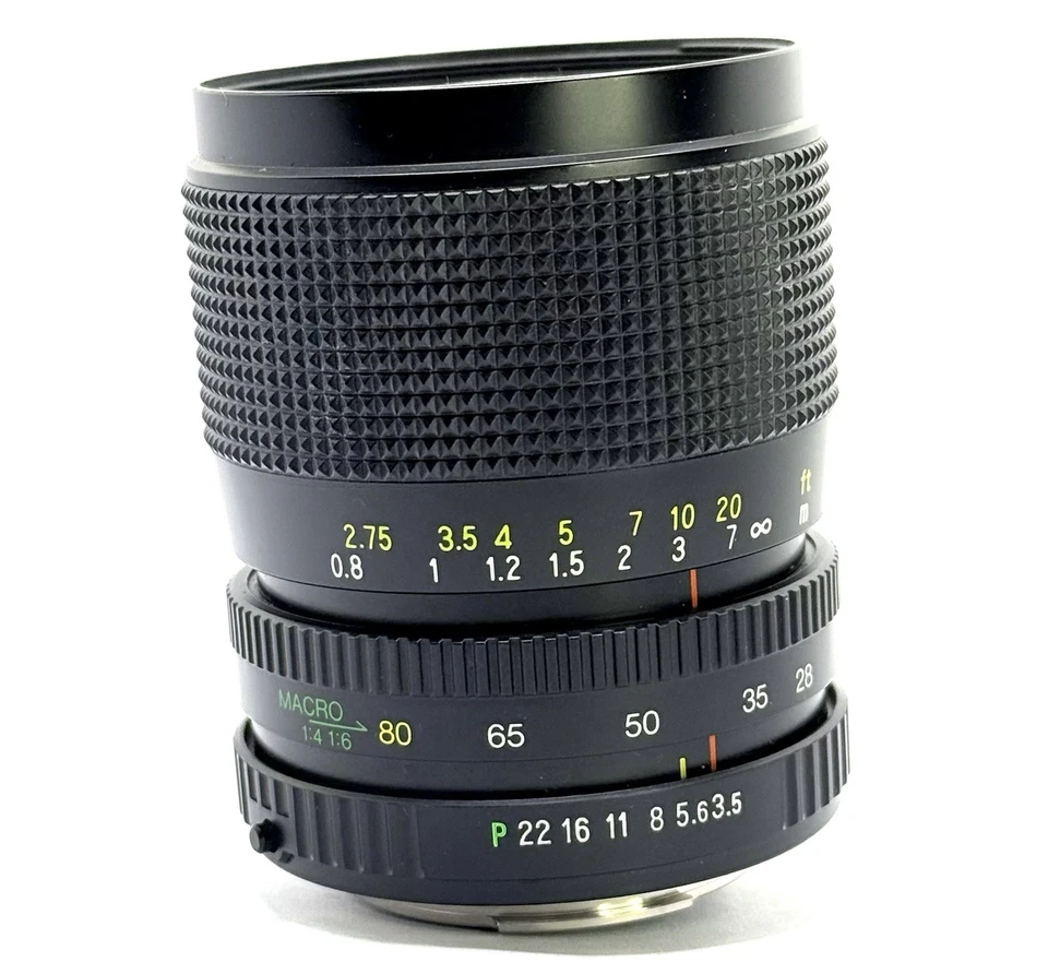 Lente macro RICOH Rikenon P Zoom 28–80mm f/3.5–5.6 | Montagem K – Não testada #117 - Imagem 1 de 4