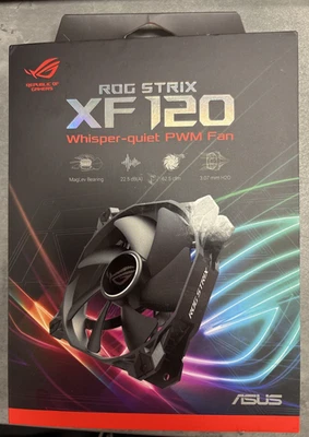 ASUS ROG Strix XF120 Whisper-Quiet, 4-pin PWM Fan for PC Cases, Radiators or ... - Image 1 of 4