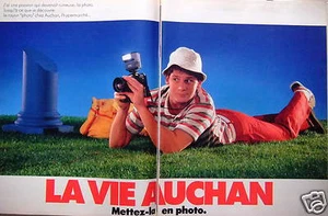 PUBLICITÉ LA VIE AUCHAN METTEZ-LA EN PHOTO CHEZ L'HYPERMARCHÉ - Imagen 1 de 1