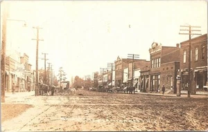 Amery Wisconsin RPPC Street Scene 1915 - Picture 1 of 2
