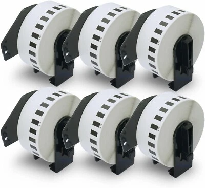 10 Roll Continuous Length Paper Tape fits Brother DK22210 QL-560 QL-570 QL-1050 - Image 1 of 4