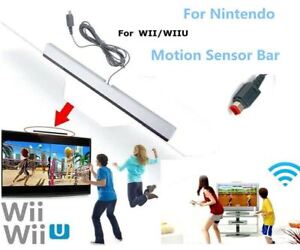 Wired Remote Motion Sensor Bar IR Infrared Ray Inductor for Nintendo Wii / Wii U