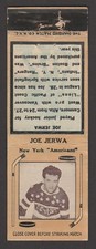 1934-36  DIAMOND MATCHBOOKS TYPE-2  JOE JERWA   INV A3049