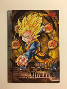 Dragon Ball Z Collection Card Evolution E012 Silver - Imagen 1 de 1