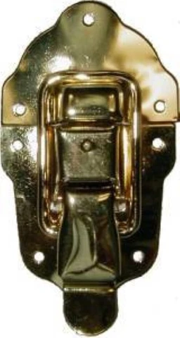 Large Trunk Drawbolt chest steamer brass flush mount vintage antique lock Cover