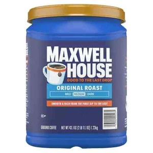 Maxwell House Original Roast Medium Ground Coffee, 43.1 oz. - Picture 1 of 3