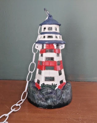 Lámpara de luz de hierro fundido vintage para casa colgante vela luz Foto 1 de 4