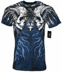 Xtreme Couture By Affliction Men's T-Shirt Silent Scream - Picture 1 of 12