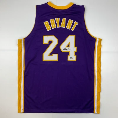 Facsimile Autographed Kobe Bryant #24 Los Angeles LA Purple Jersey Size Men's XL - Image 1 of 4