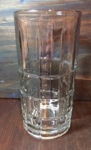 Anchor Hocking Tartan Clear Ice Tea Water Drinking Glass Heavy Cut Crystal Cool - Picture 1 of 7