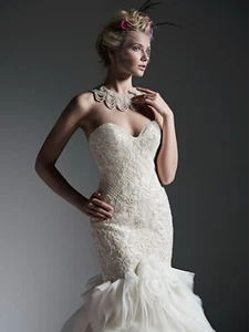 RRP $6,500 Sottero and Midgley Wedding Dress Size AU 8 - Picture 1 of 9
