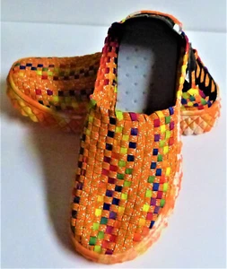 Zapatos Owlkay Fantasy Malla de Color Tejidos a Mano - Para Mujer Talla 5.5 - NUEVOS - Imagen 1 de 9