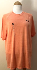 NEW Under Armour Tech 2.0 Tiger Short Sleeve Tee Shirt Men's MEDIUM Loose ORANGE - Picture 1 of 8