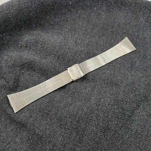 ORIGINAL VINTAGE CITIZEN EDELSTAHL UHRENARMBAND ARMBAND SILBER 21mm - Bild 1 von 10