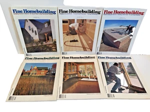 1994 FINE HOMEBUILDING MAGAZINES LOT 6 ISSUES 100% COMPLETE CALIFORNIA CRAFTSMAN - Picture 1 of 10