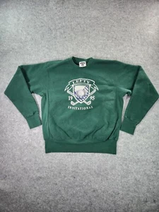 Vintage Lee Sweatshirt Mens Large Green Long Sleeve Golf Lefty Invitational 1995 - Picture 1 of 12