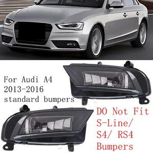 New Pair of Halogen Fog Driving Lights RH LH For Audi A4 Sedan 2013-2016 US - Picture 1 of 9