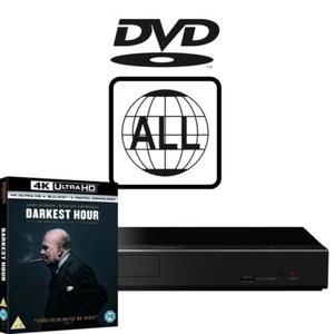 Panasonic Blu-ray Player DP-UB450 MultiRegion for DVD 4K & Darkest Hour UHD - Picture 1 of 6