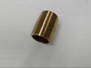 Brass P-106-R-Close-8 Male Close Thread Nipple Pipe 1/2" Adapter Fitting - Picture 1 of 1