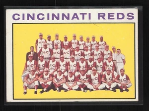 1964 Topps #403 Cincinnati Reds Cincinnati Reds En muy buena condición - Imagen 1 de 2