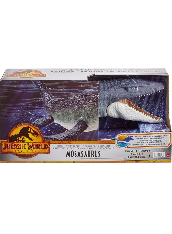 Фигурка Mattel Jurassic World Dominion Ocean Protector мозазавр динозавр 2022 - Изображение 1 из 2
