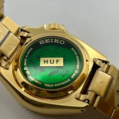 Seiko HUF 5 SBSA164 Collaboration 4R36-12HO Date Analog Men's Watch Unused New - Image 1 of 4