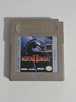 Game Boy Mortal Kombat II 2 Nintendo GB Original Authentic Tested Working Usa - Image 1 of 2