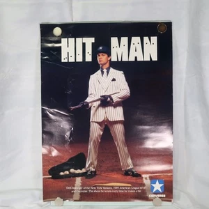 Don Mattingly Converse Hit Man Poster 17" x 23" New York Yankees 1985 Vintage - Bild 1 von 10