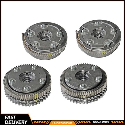 Ajustadores de árbol de levas 4 piezas admisión y escape para Mercedes-Benz C300 C350 E350 E550 Foto 1 de 4