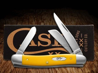 Case xx Knives Stockman Sunflower Yellow Synthetic 22173 Pocket Knife Stainless - Image 1 of 4