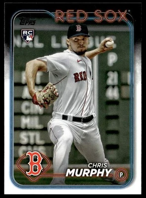 Chris Murphy 2024 Topps #73 Rookie Boston Red Sox - Image 1 of 2
