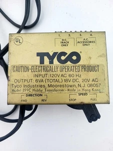 Transformador de tren Tyco Hobby modelo 899 C - fuente de alimentación de control de tren a escala HO - Imagen 1 de 6