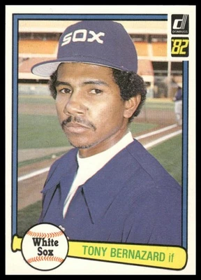 1982 Donruss #143 Tony Bernazard Chicago White Sox - Image 1 of 2