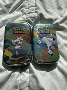 XY evolutions Pokémon TCG: Galar Pals Mini Tins K19 And A20 - Picture 1 of 3